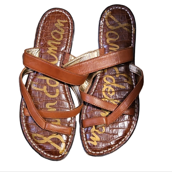 Sam Edelman Shoes - Sam Edelman Leather Thong Slip On Sandals 7.5